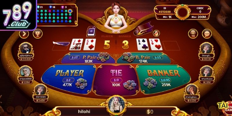 Tổng quan về tựa game quốc dân baccarat 789Club
