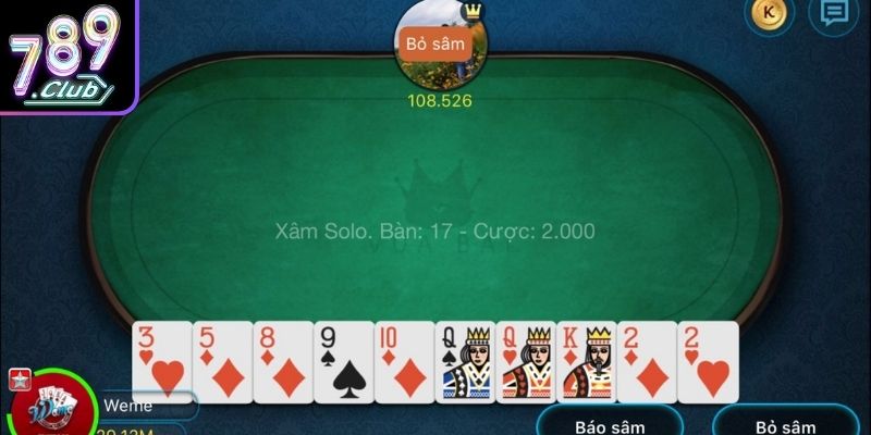 Sâm Lốc Online 789Club, Nhịp Chơi Nhanh Luật Lệ Rõ Ràng 2 Đánh và chặn theo lượt